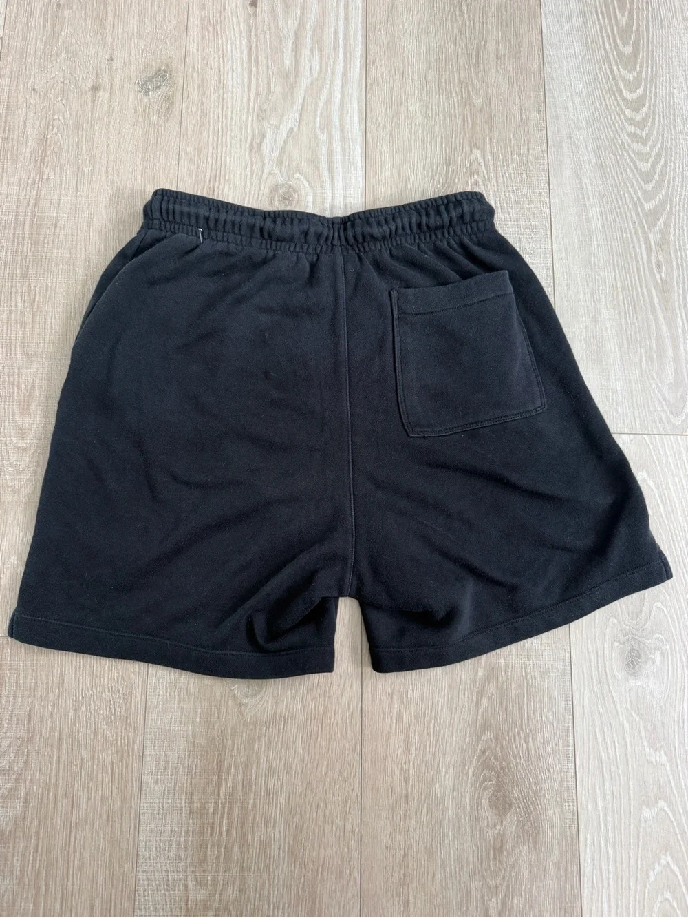 Jordan Black Athletic Shorts with White Jumpman and Red Logo